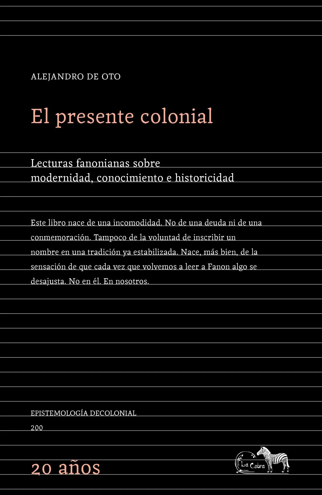 Portada de El presente colonial